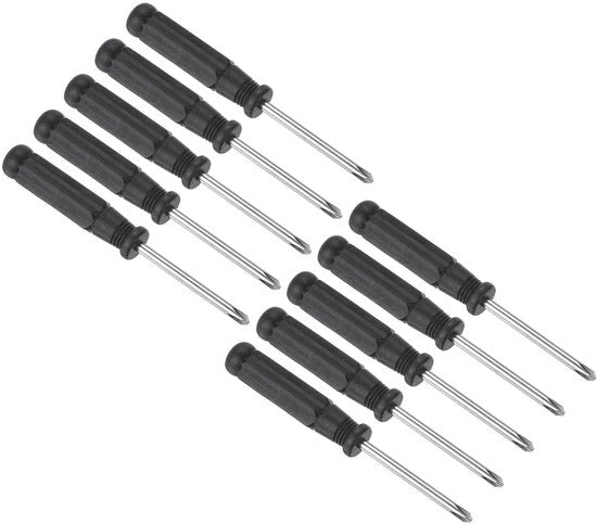 Mini set di chiavi a croce con manubrio antiscivolo, 10 pezzi