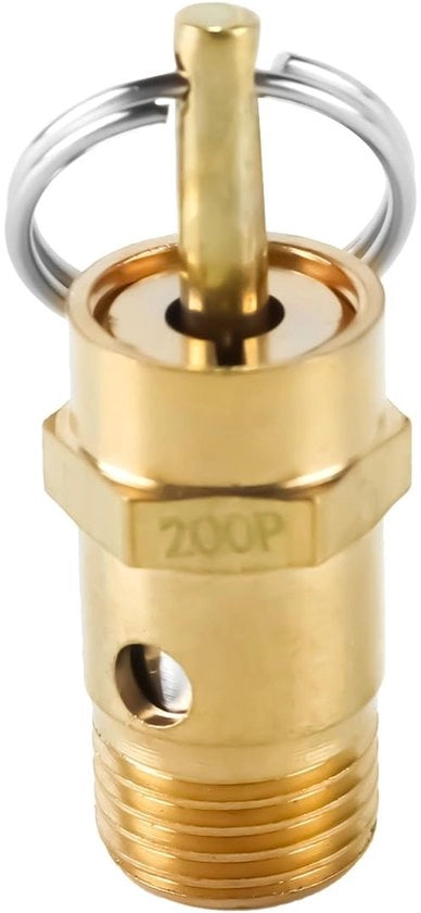 Valvola di sicurezza 1/4" BSP - Valvola di surriscaldamento 10 BAR - Cassetta in ottone - Valvola di ritorno a doppia via - Meccanismo di azione diretta - Riduzione di pressione precisa - Valvola di pressione