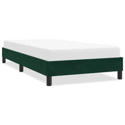 Giroletto senza Materasso Verde Scuro 90x220 cm in Velluto 4101388