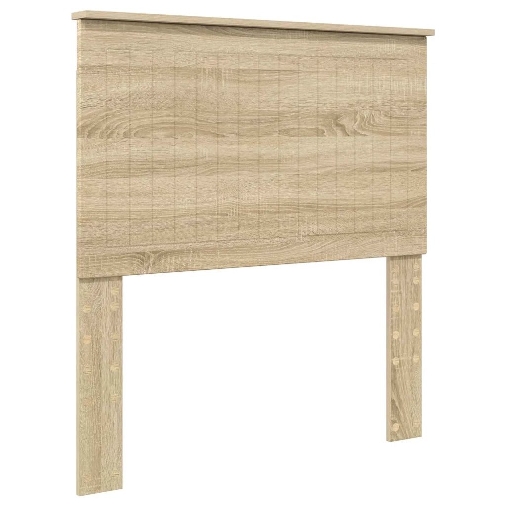 Testiera | Testata con Testiera | Testata Rovere Sonoma 90 cm Legno multistrato