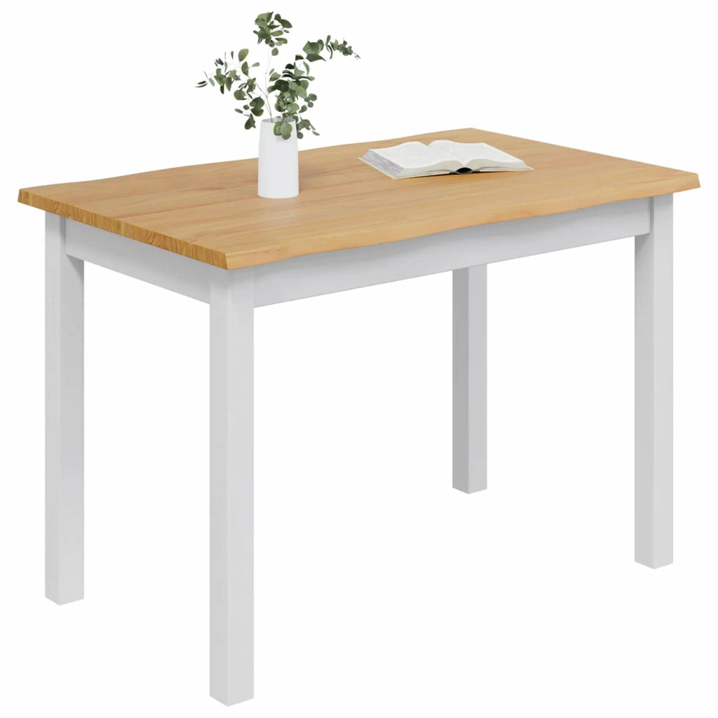 VidaXL Tavolo da pranzo EKAI Bianco 112 x 70 x 76,5 cm 42037008