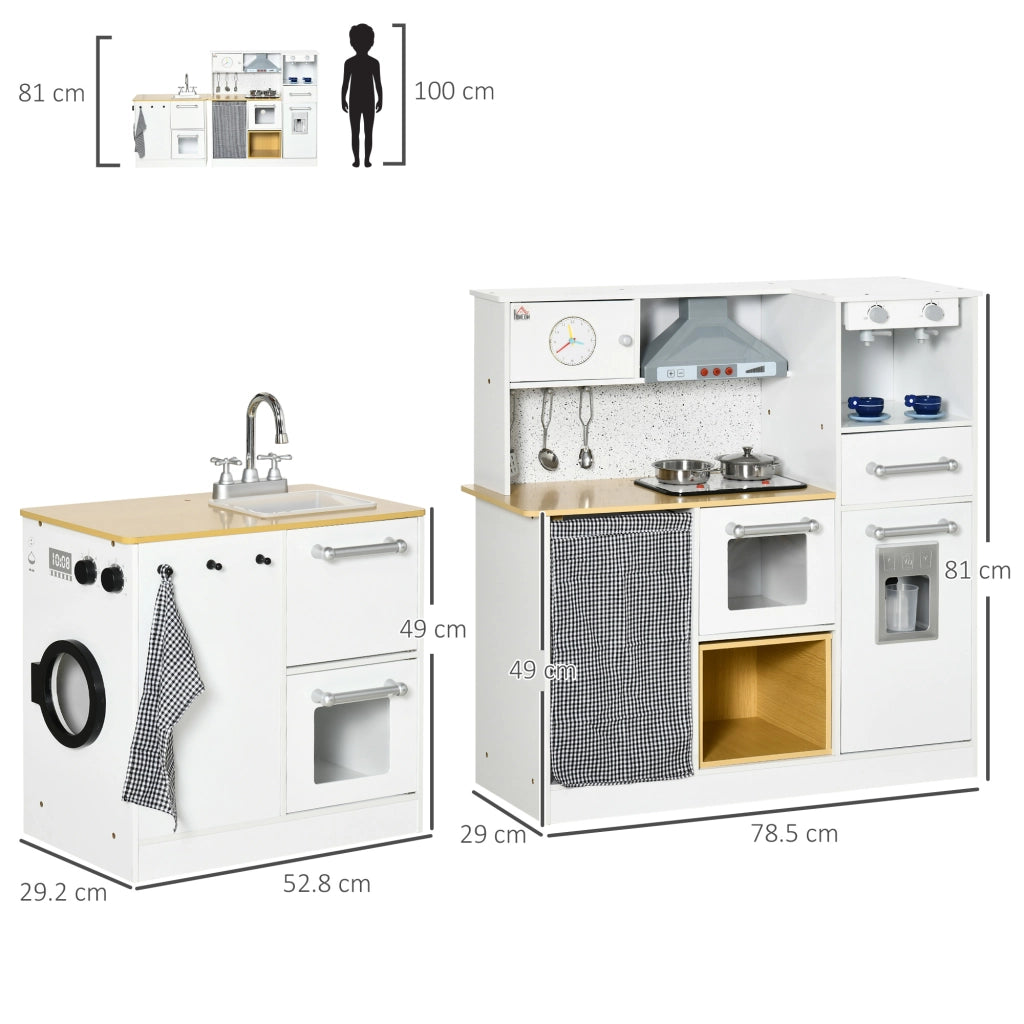 Cucina Giocattolo per Bambini con Luci e Suoni ¨C Minimal ¨C MDF e PP