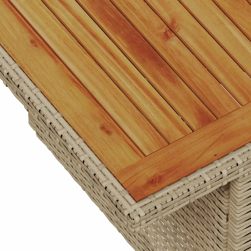 Set Divano da Giardino 9 pcs Beige Poly Rattan 3358297