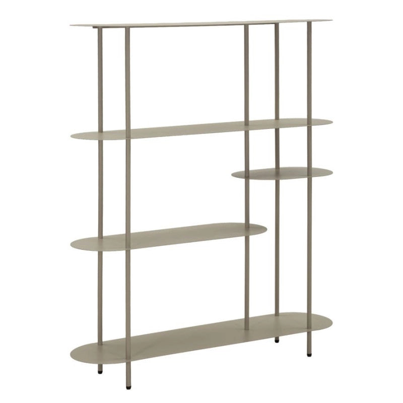 Libreria Saturno Tortora cm 118x31x139