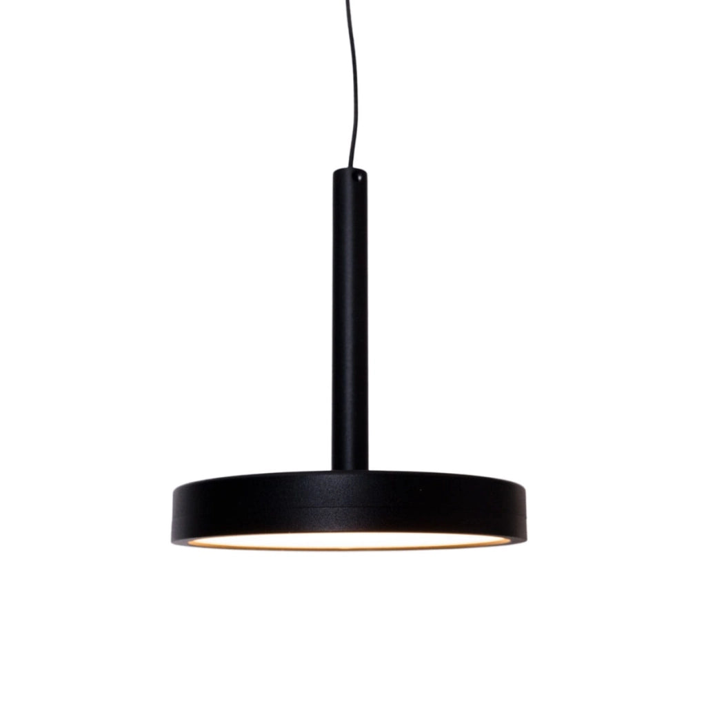 Lampada a sospensione nera minimal IBIZA LED 8W Maxlight