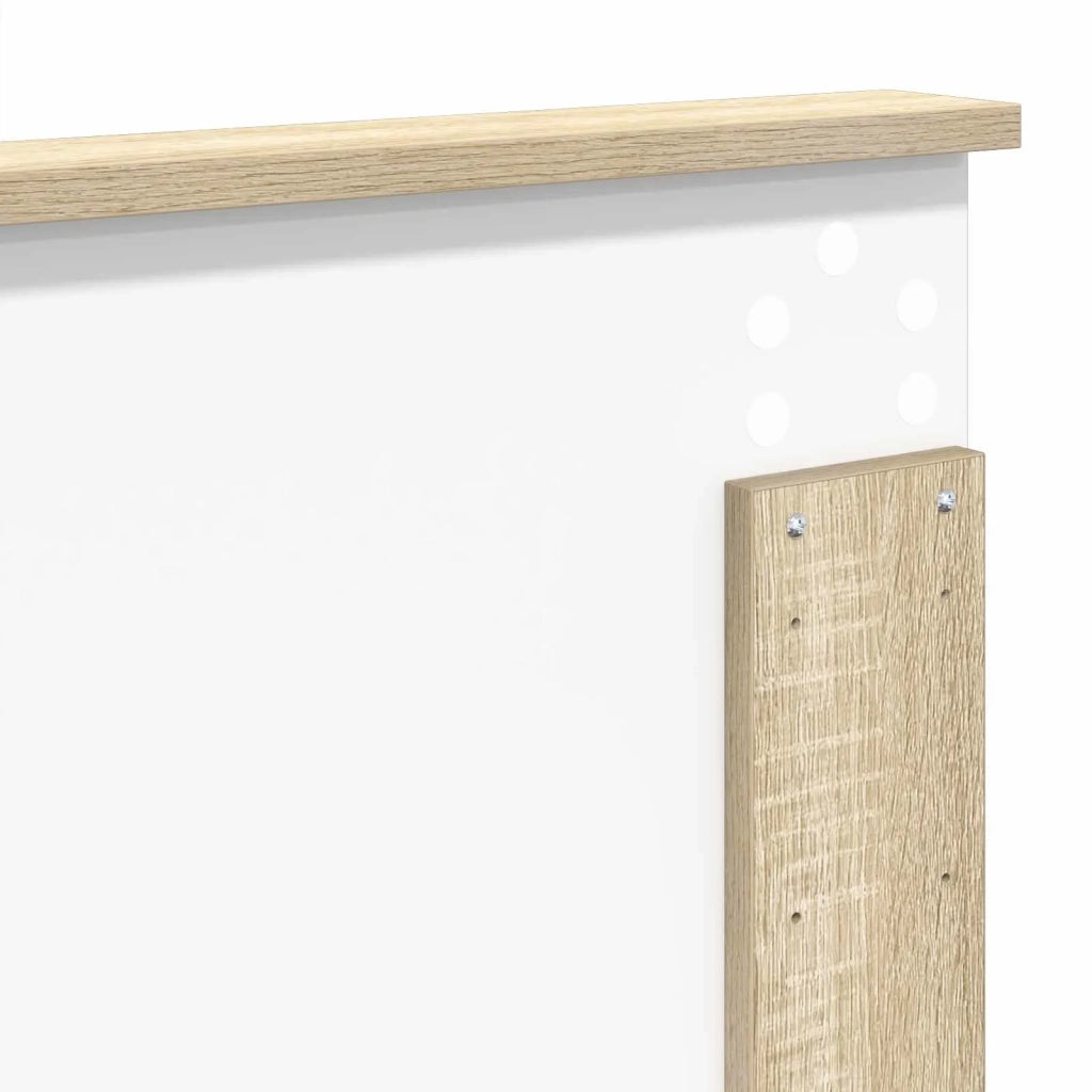 Testiera | Testata con Testiera | Testata Rovere Sonoma 140 cm Legno multistrato