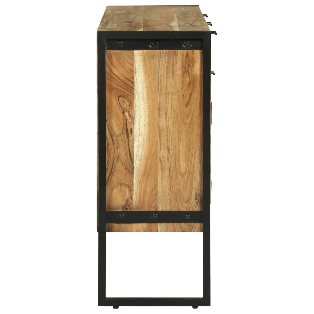 Credenza 100 x 30 x 75 cm Legno massello di acacia 374109