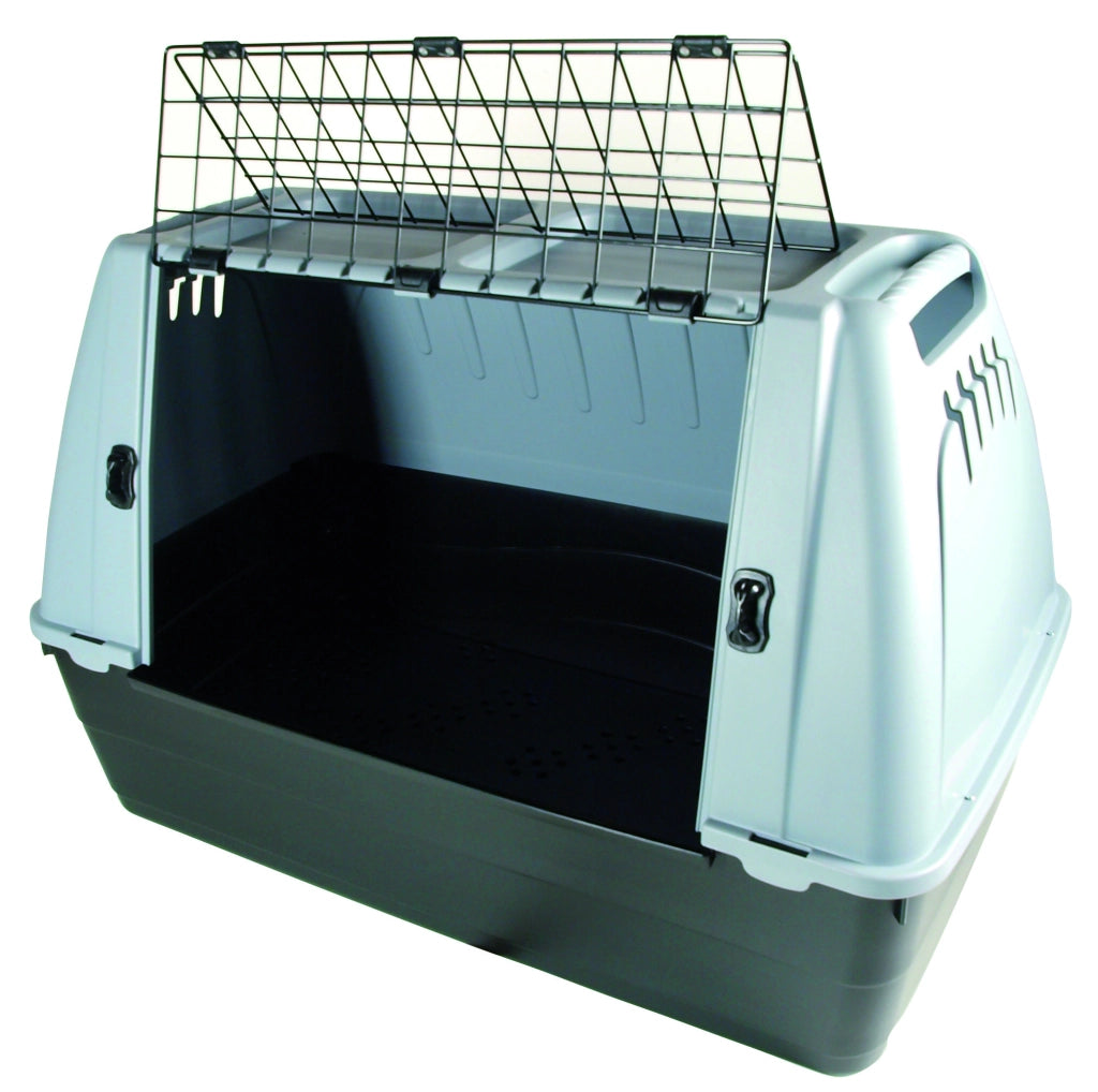 TRASPORTINO PER CANI  BRACCO 90 cm. 88x51x58 h col. Grigio