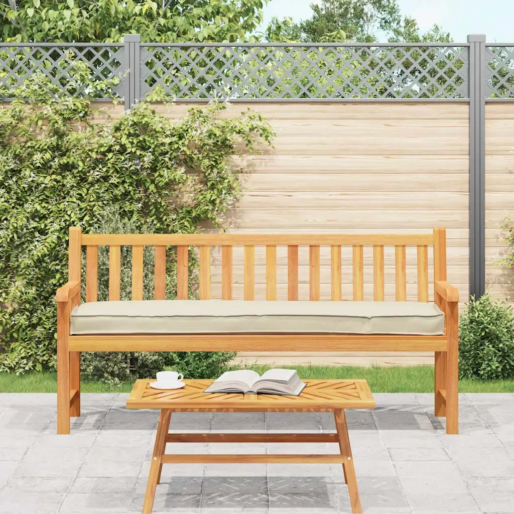 Cuscino per pallet Crema 180 x 40 x 8 cm Tessuto Oxford 42001670