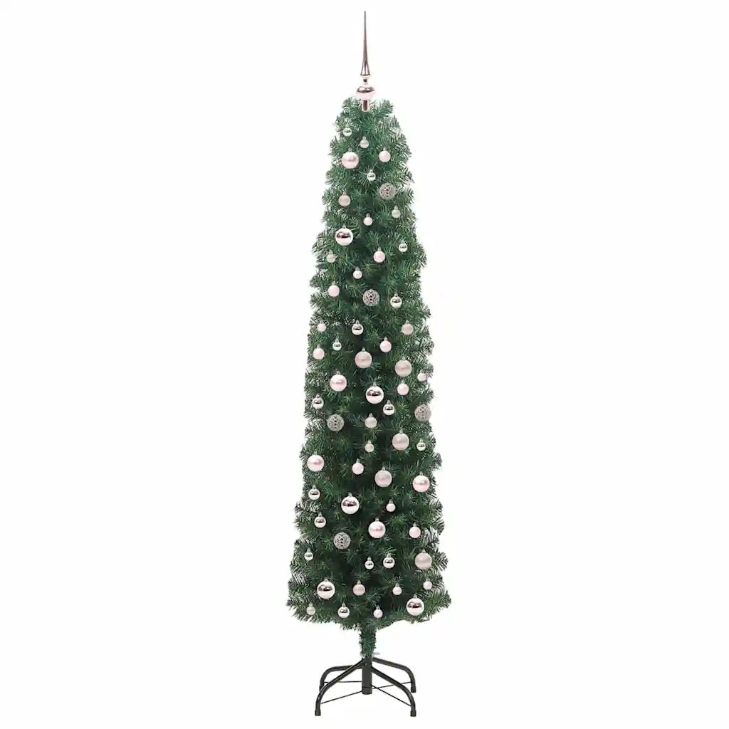 Albero di Natale artificiale con 300 LED Verde 210 cm 3394958