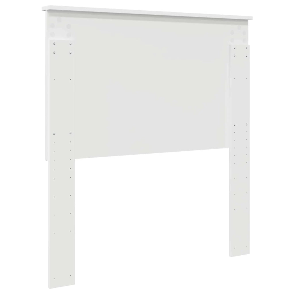 Testiera | Testata con Testiera | Testata Bianco 90 cm Legno multistrato