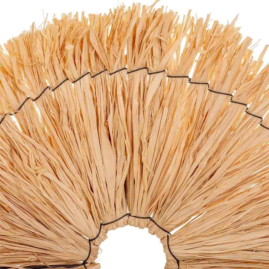 Figura decorativa in fibra naturale marrone 45x02x50h