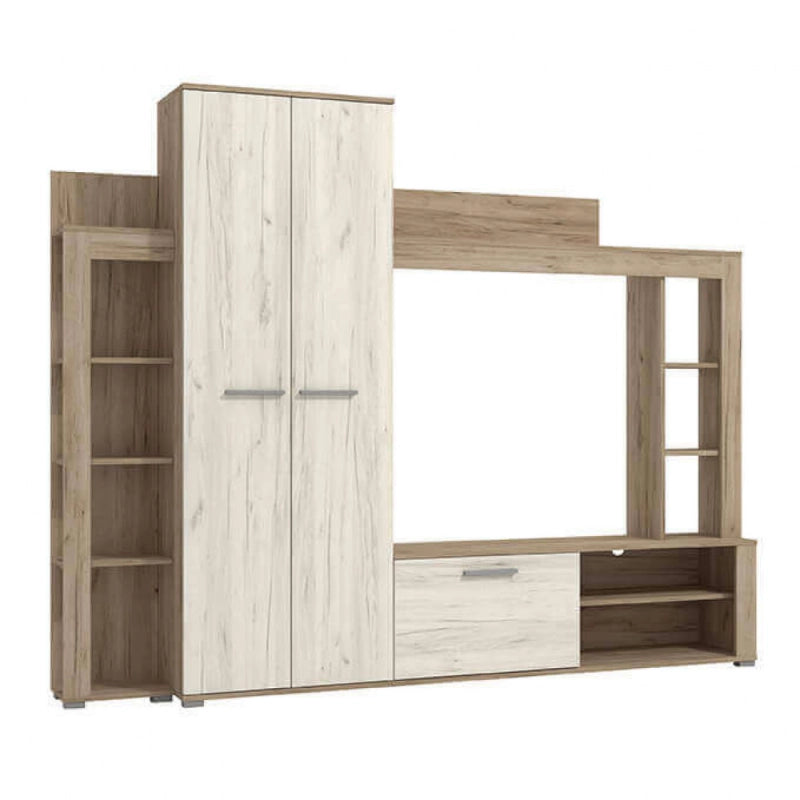 11008878 SOGGIORNO TALIN ROVERE GRIGIO E ROVERE BIANCO