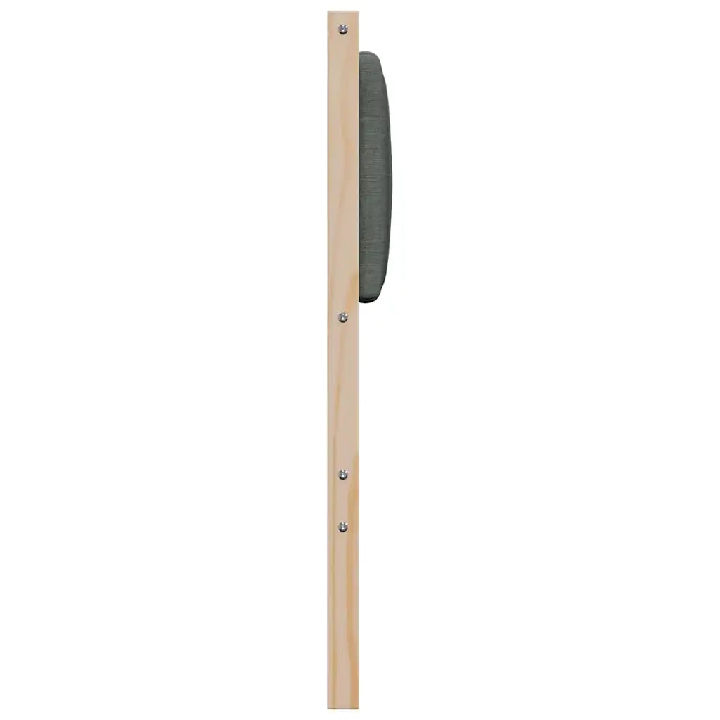 Testiera imbottita-Testiera con Cuscini-Testata Marrone 90 cm Pino massello 437356