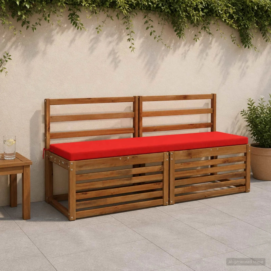 Cuscino per panchina SOEST 100% Poliestere Rosso 949014