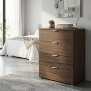 Cassettiera 4 cassetti in Legno Composito cm 60x38x85 - SCOTTIE