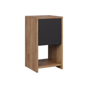 Vicco Comodino Quercia dorata/antracite 30 x 55 cm con 3 cassetti