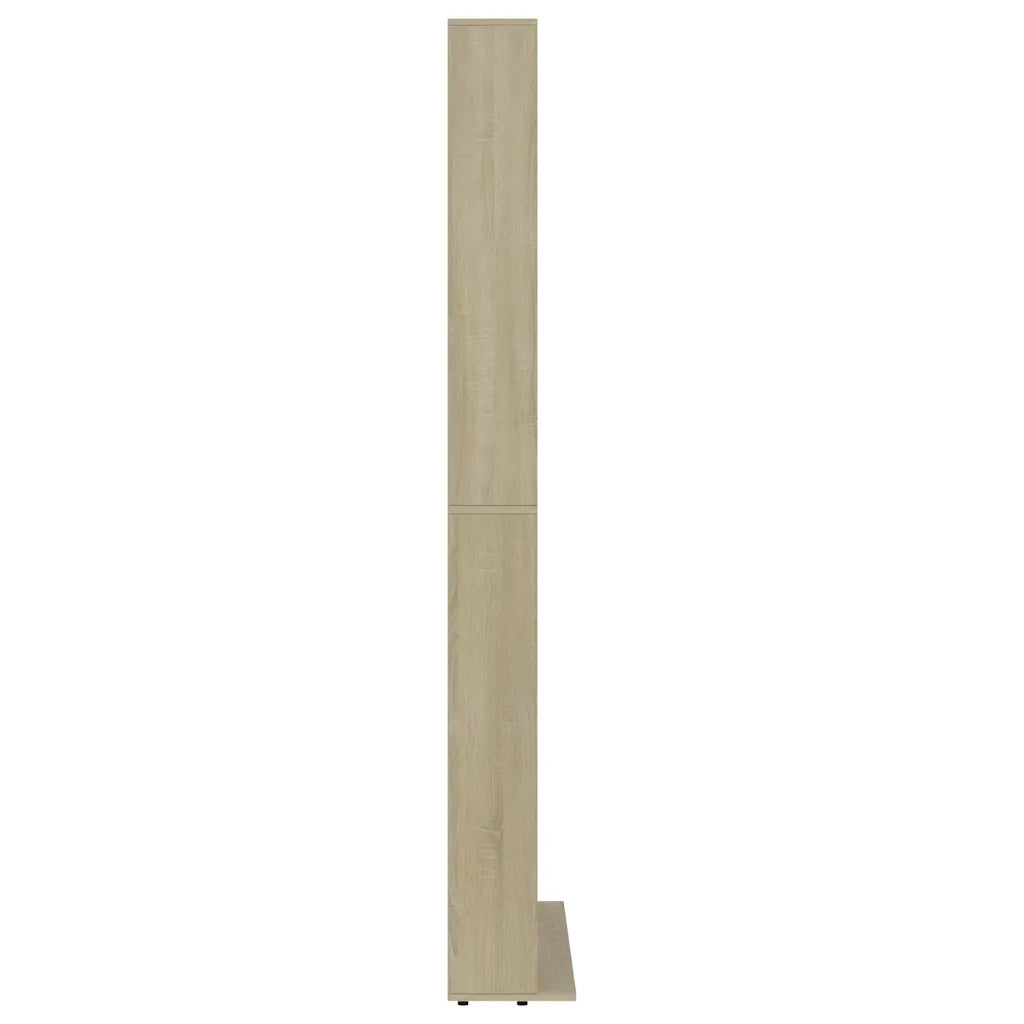 Armadietto T-LibreriaV Rovere Sonoma 102x16x177,5cm in Legno Multistrato