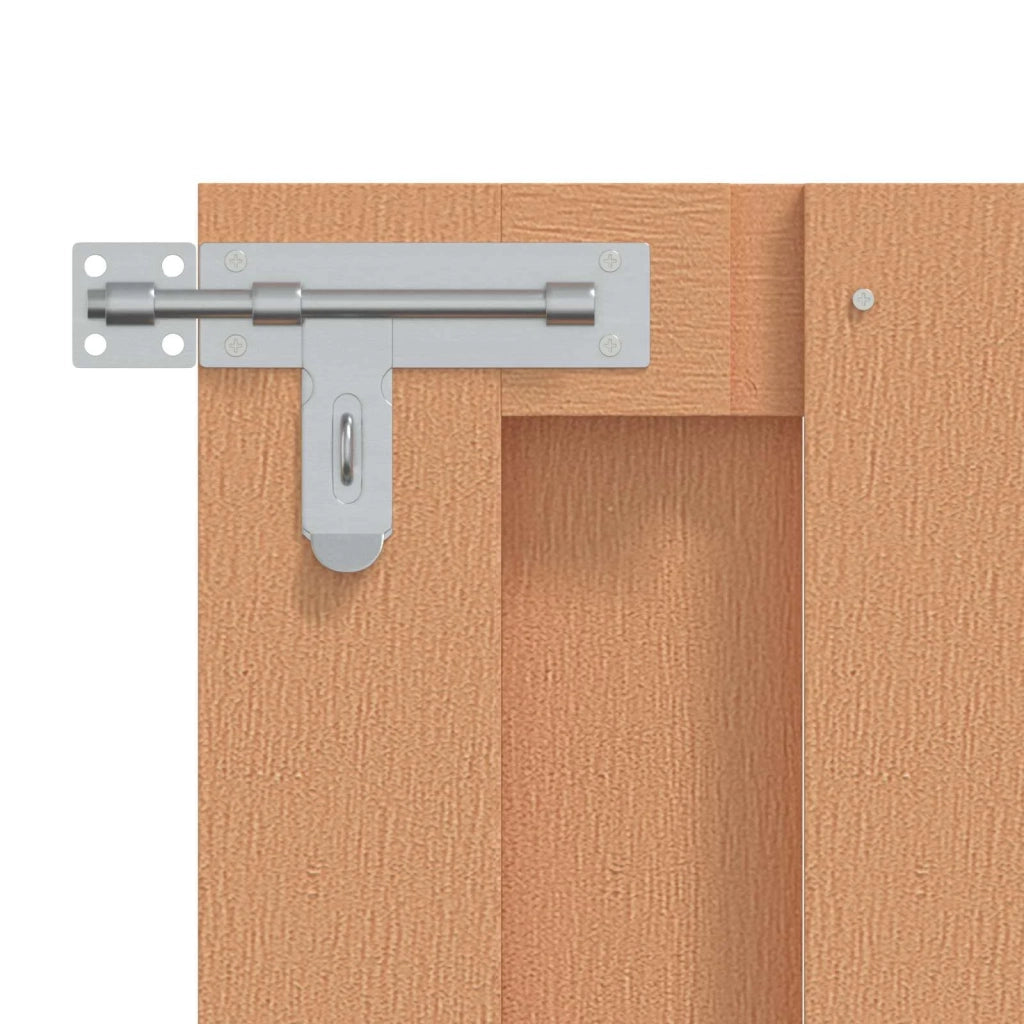 Cancello da giardino 100 x 60 cm WPC e Alluminio Marrone CFW9284323