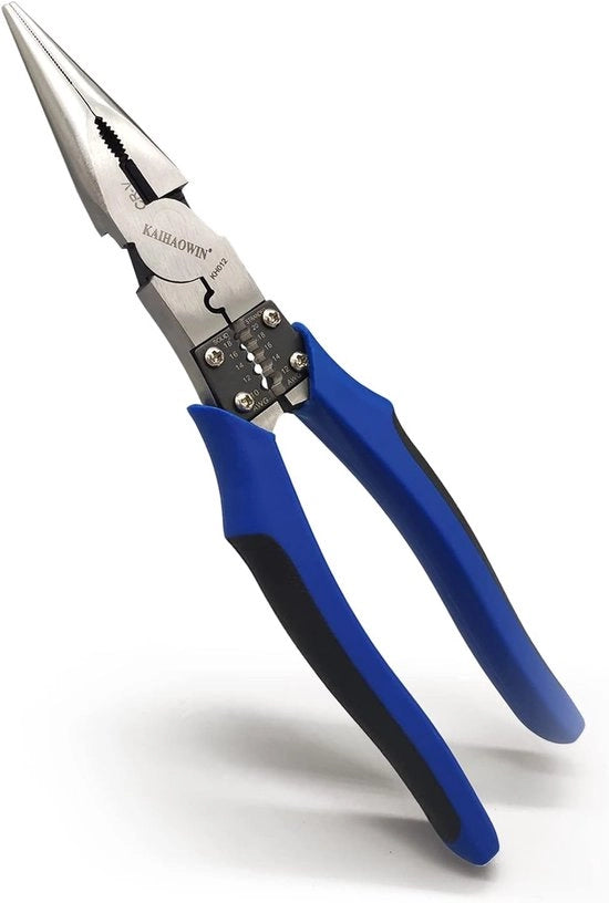 Tang 4-in-1 da 240 mm, lima da nastrino in acciaio inox, staccatore di fili multitool per meccanici