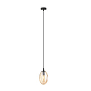 Lampada a sospensione Emibig Astral E14 vetro miele