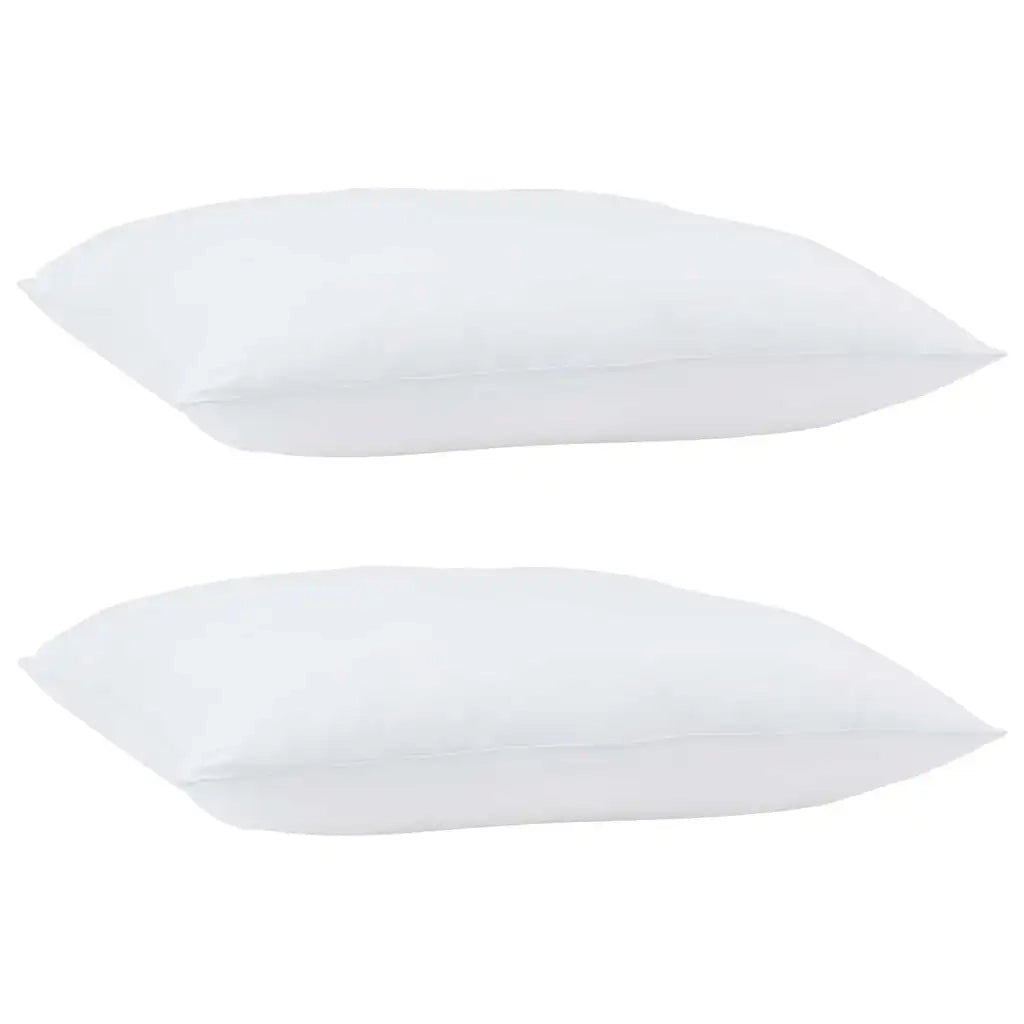 Cuscino 2 pcs Bianco 80 x 80 x 40 cm Cotone e Poliestere 42007812