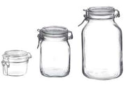 VASO VETRO FIDO ERMETICO- - ø mm.160 ml.4000 - 6 pezzi BORMIOLI