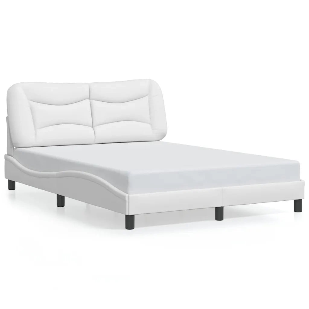 Giroletto senza Materasso Hvar Bianco 140x200 cm in Similpelle
