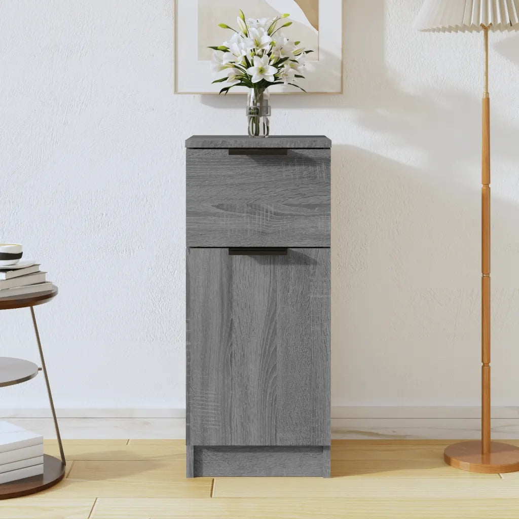 Credenza-Buffet-Armadio da cucina Grigio Sonoma 30x30x70 cm in Legno Multistrato 722482