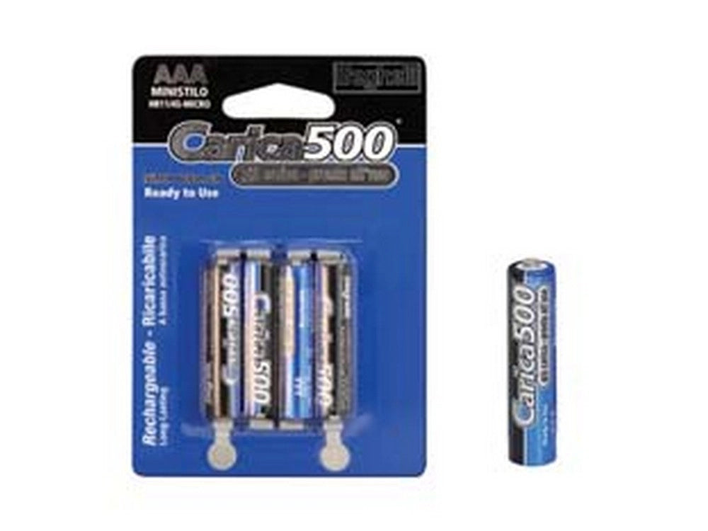 10pz pila ministilo "aaa" carica500 - 1,2v 800 mah blister da 4 pezzi  cod:ferx.fer421652