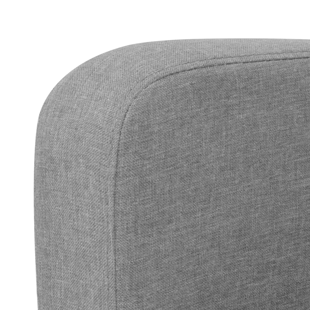 Divano a 2 Posti-Sofa 2 Posti 135x65x76 cm Grigio Chiaro