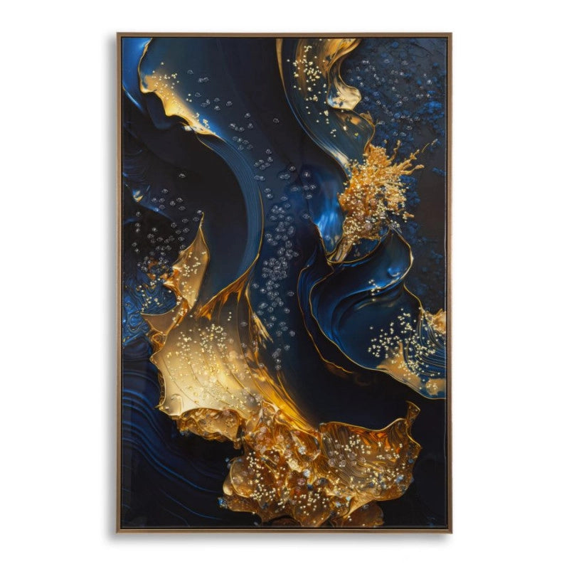 Stampa Su Tela Laccata Con Cornice Andromeda -b- cm 60x4x90