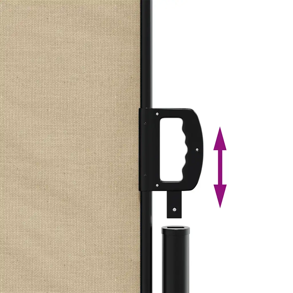 Tenda da Sole | Tenda laterale Retrattile Beige 170x300 cm