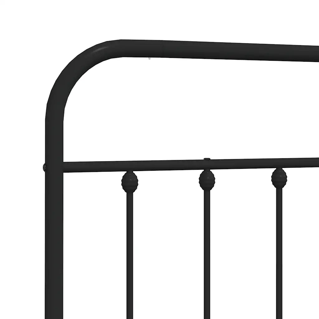 Testiera di Ricambio in Metallo Nero 160 cm 352613