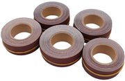 Set di carta abrasiva a rullo 6 metri - Corso 150/240/320/400/600 - Cinque rulli - Tessuto nylon - Liscio fine - 532 gram - Striscia abrasiva