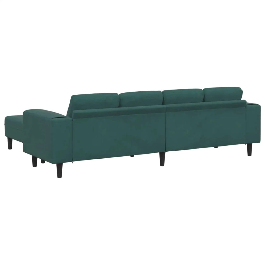Divano per Soggiorno 3 pcs Verde Scuro 250 x 188 x 76 cm 3335124