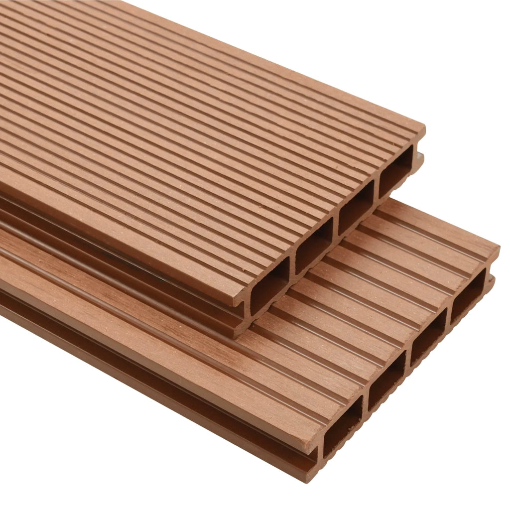 Pavimento da Deck 60 pcs Marrone WPC 3444700