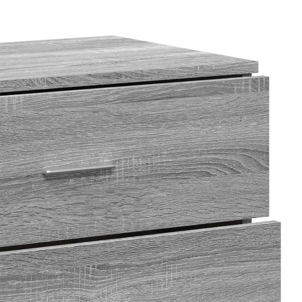 Credenze 2 pz | Madia | Buffet da pranzo | Armadio da pranzo Grigio Sonoma 60x39x80 cm in Legno Multistrato