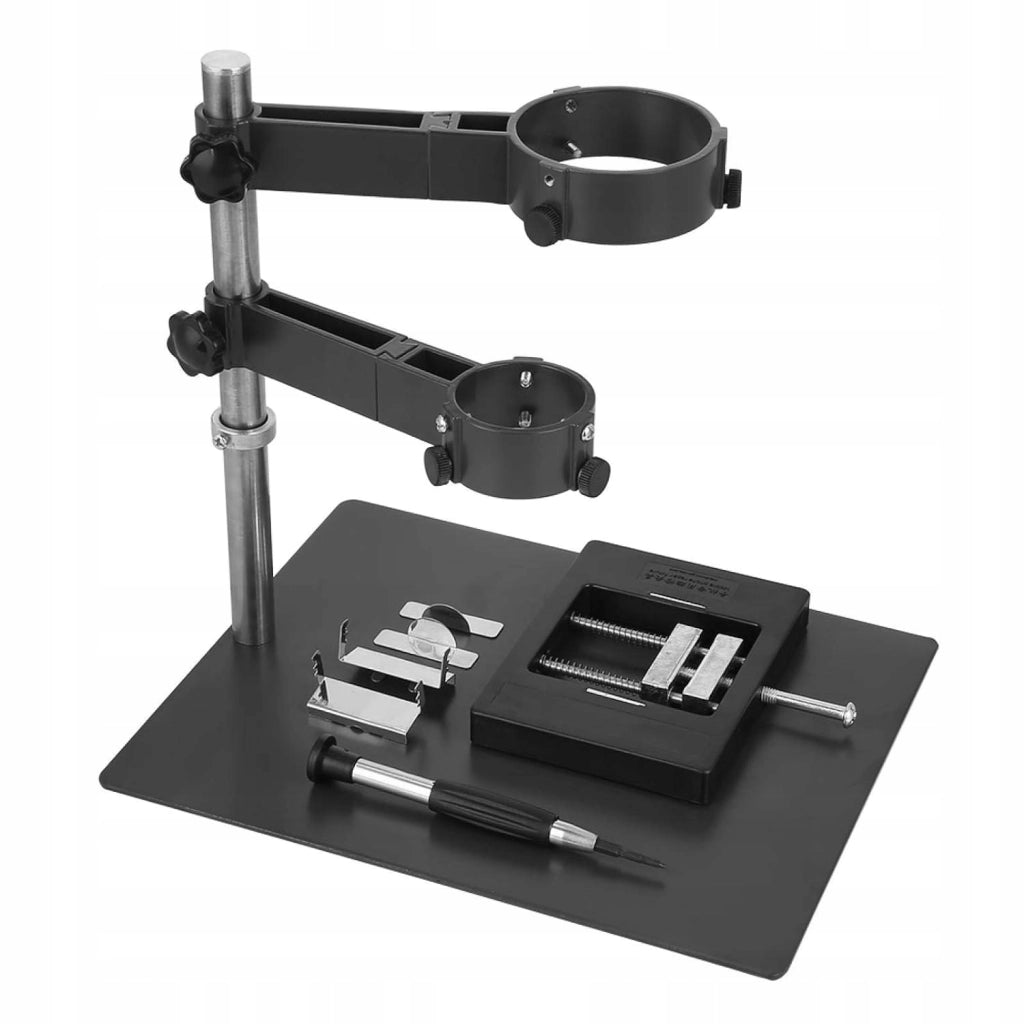 Piattaforma di Montaggio Rosfix per Hotair e PCB – Ufficio Tecnico con Lente d'Ingrandimento | Alta Precisione