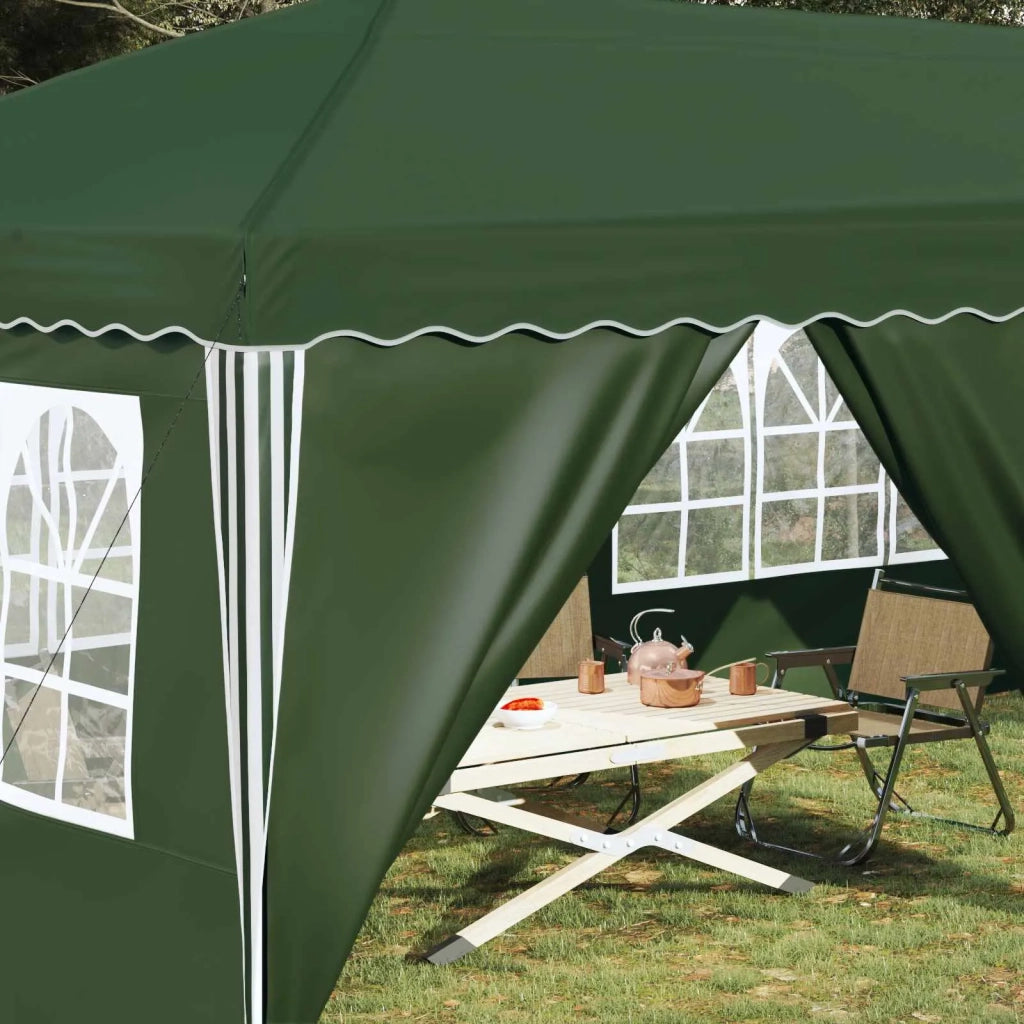 Tenda per feste a pop-up-Gazebo 575 x 288 x 245 cm Verde