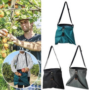 Borse per la raccolta frutta e verdura, borse per la raccolta mele e frutta a bacca, grembiuli e grande aiuto in giardino - nero