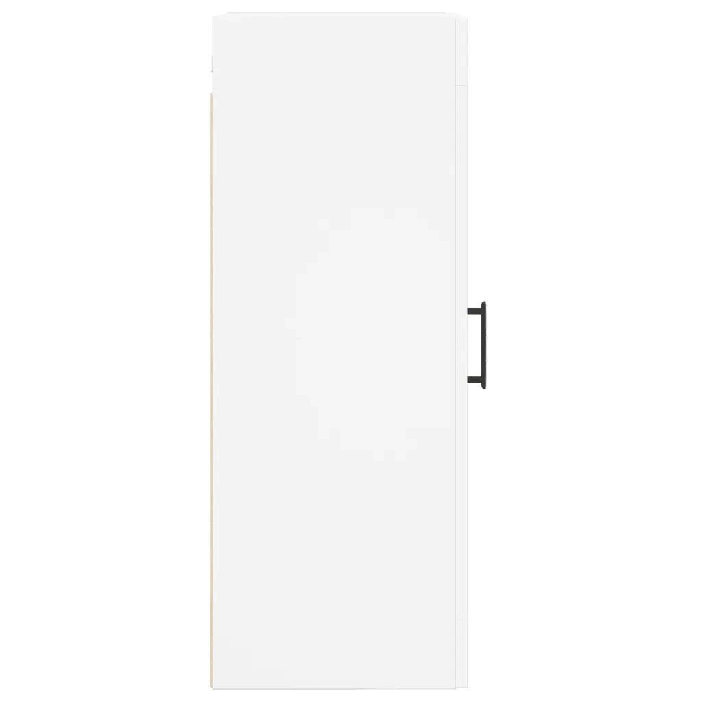 Mobile a Parete Bianco 34,5x34x90 cm in Legno Multistrato 830508