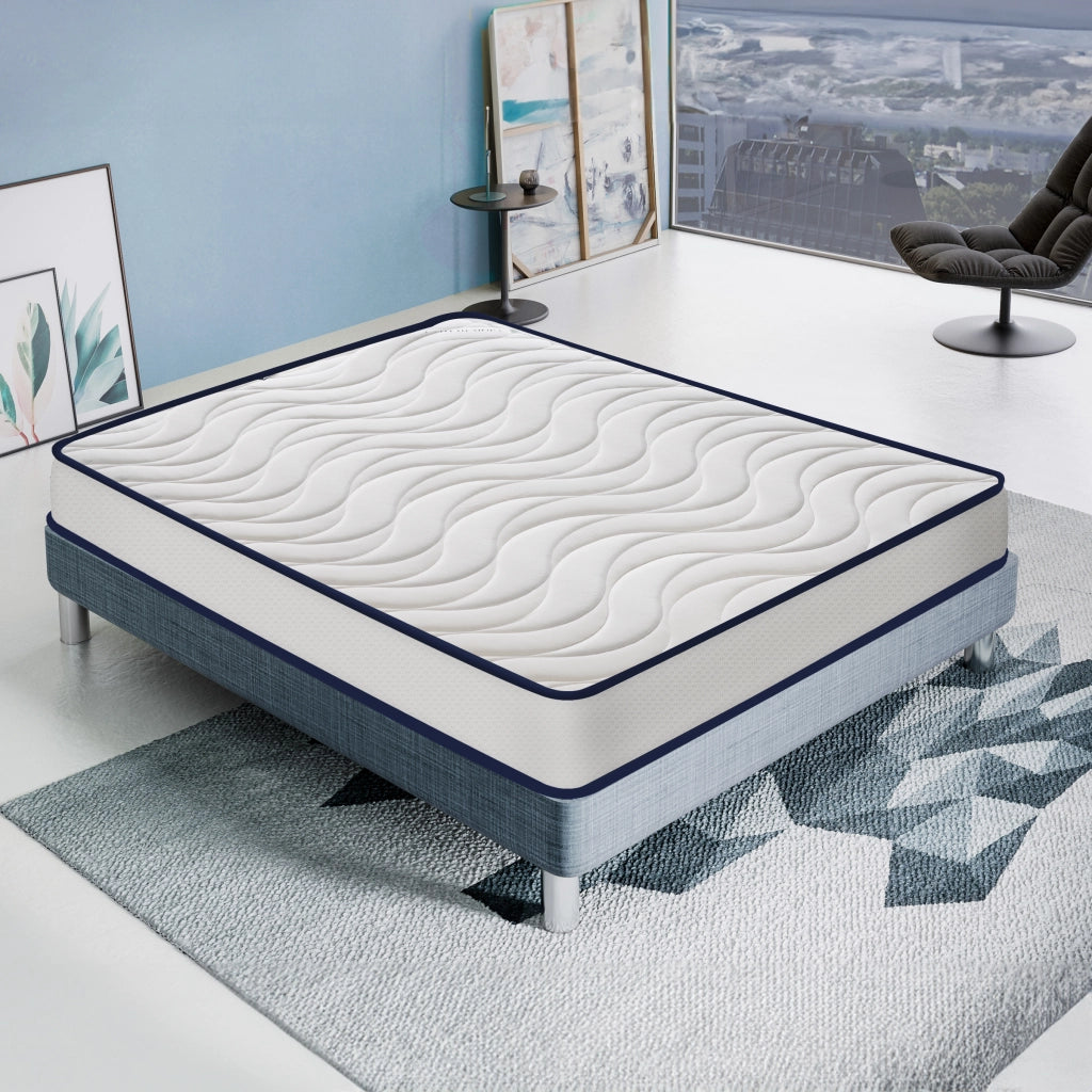 Materasso Piazza e Mezza 120x200 in Waterfoam - alto 20 cm - Ortopedico - Rigidità h3 - Lato Estate inverno