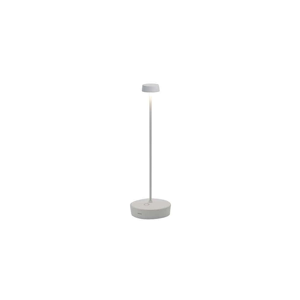 Zafferano Lampada a led da tavolo Swap Pro Bianco ricaricabile e dimmerabile 2200-2700-3000K - 9h massima potenza