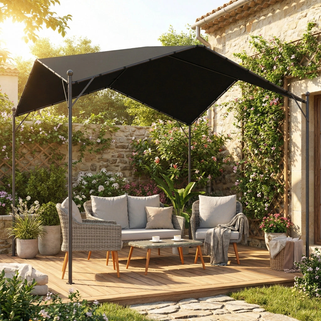 Pergola da giardino ¨C Minimal ¨C grigio 300x300x250 cm
