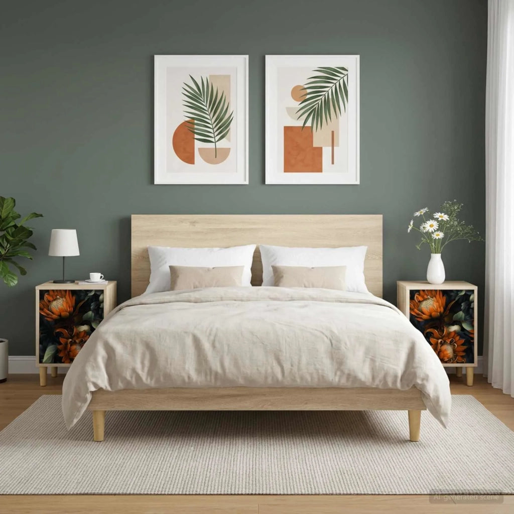 Armadio da Notte LOCHEM 2 pz Rovere Sonoma 36 x 33 x 50 cm 8007192