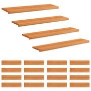 Tappeti per scale 20 pz 120 x 30 x 2 cm Marrone Chiaro 3446495