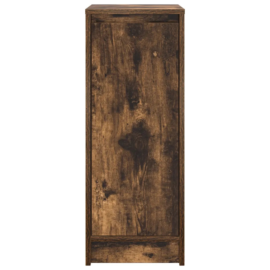 Scarpiera | Mobile per scarpe Rovere Fumo 29,5x34x76 cm in Legno Multistrato