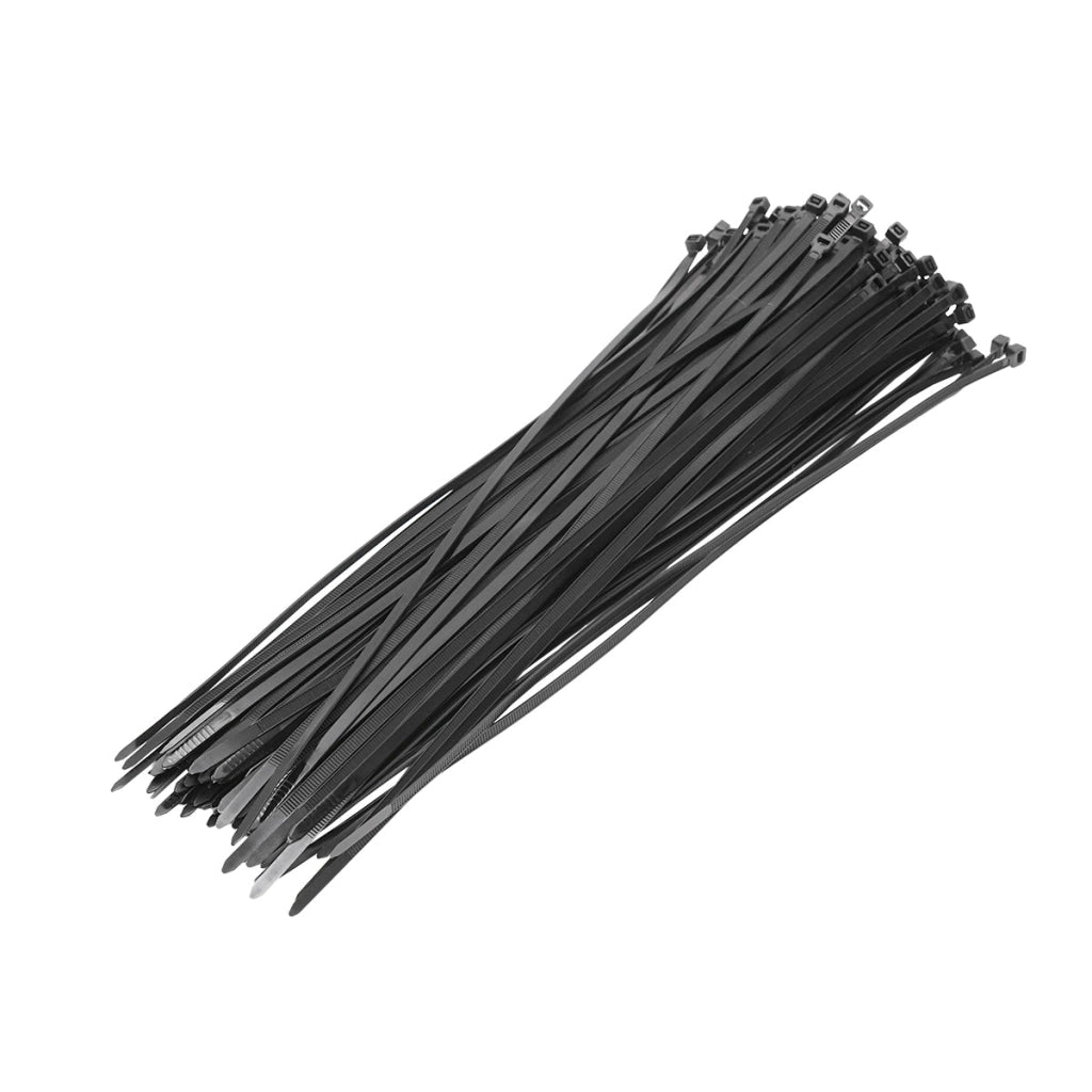 Fascette in plastica nere 3.6×380 mm – set da 100 pezzi Breckner Germany