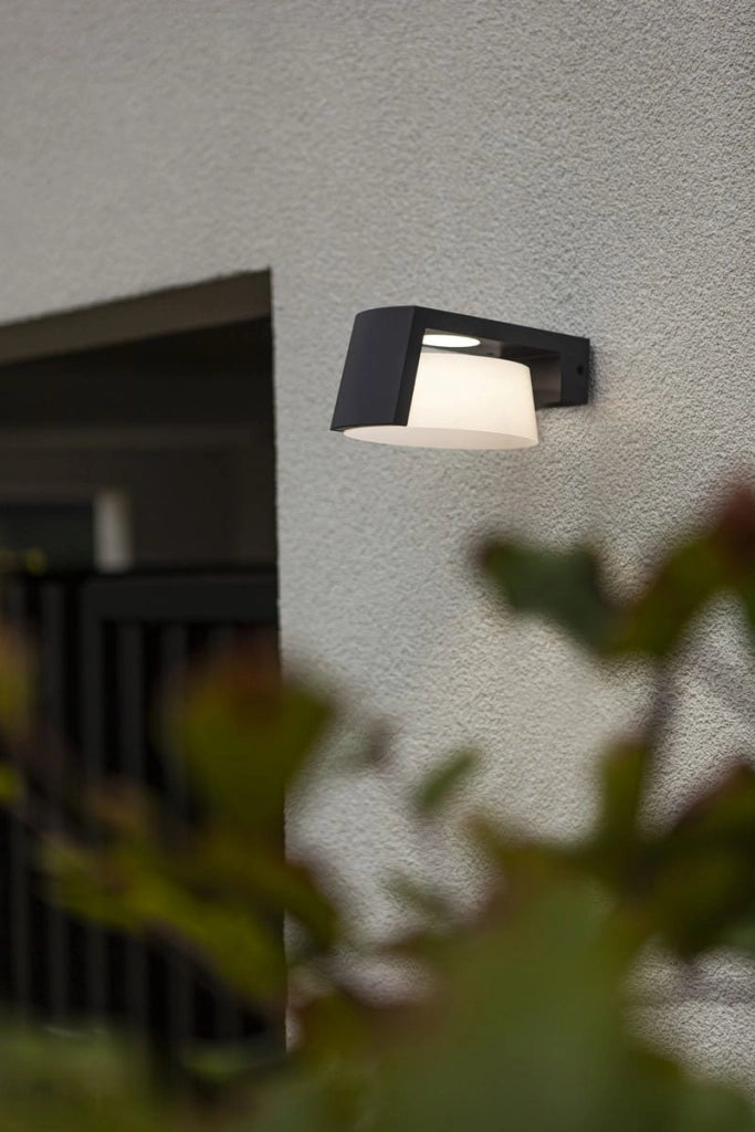 Applique esterna MOON grigia Lutec LED 11W 1000lm IP44